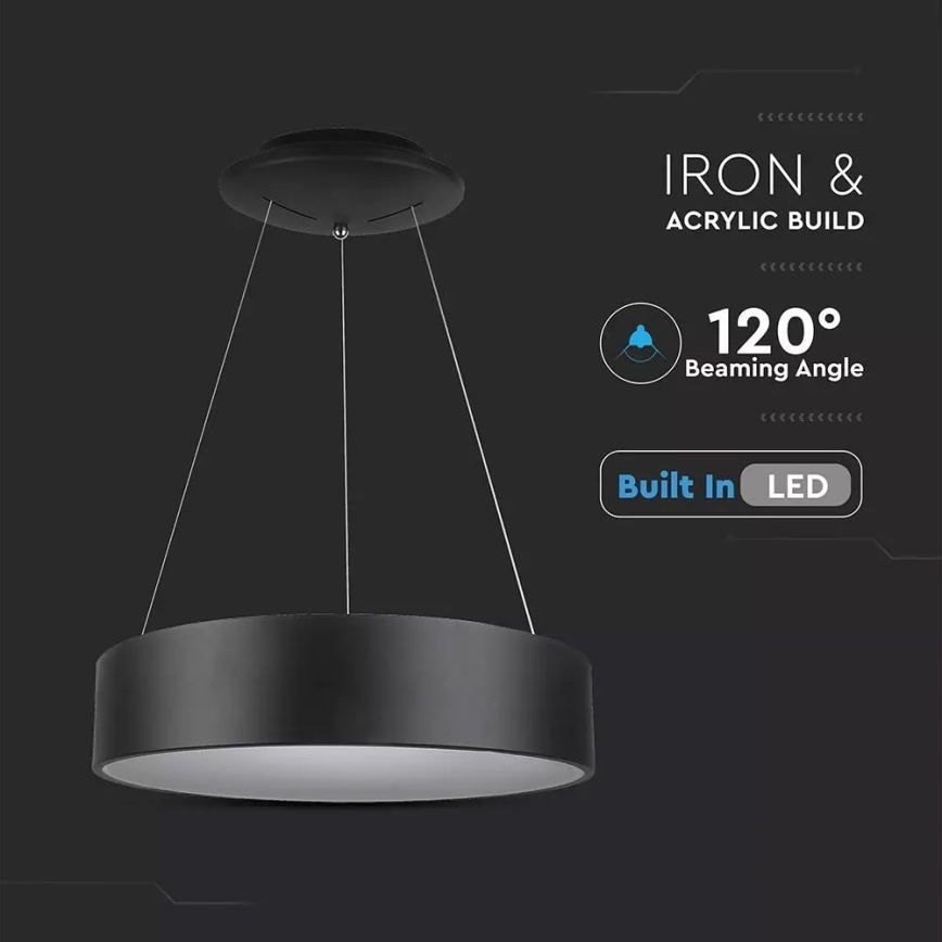 LED Ściemnialny żyrandol na lince LED/30W/230V