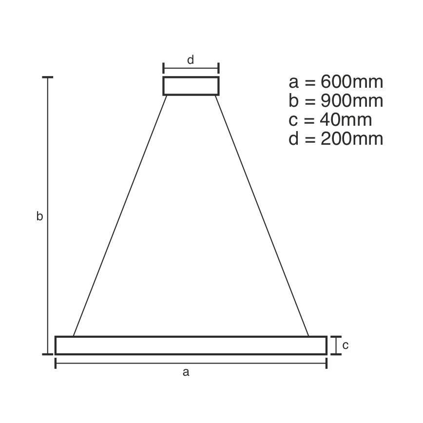 LED Ściemnialny żyrandol na lince LED/42W/230V 3000-6500K + pilot