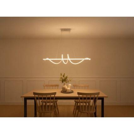 LED ściemnialny żyrandol na lince LED/50W/230V 3000-6500K 100 cm + pilot zdalnego sterowania