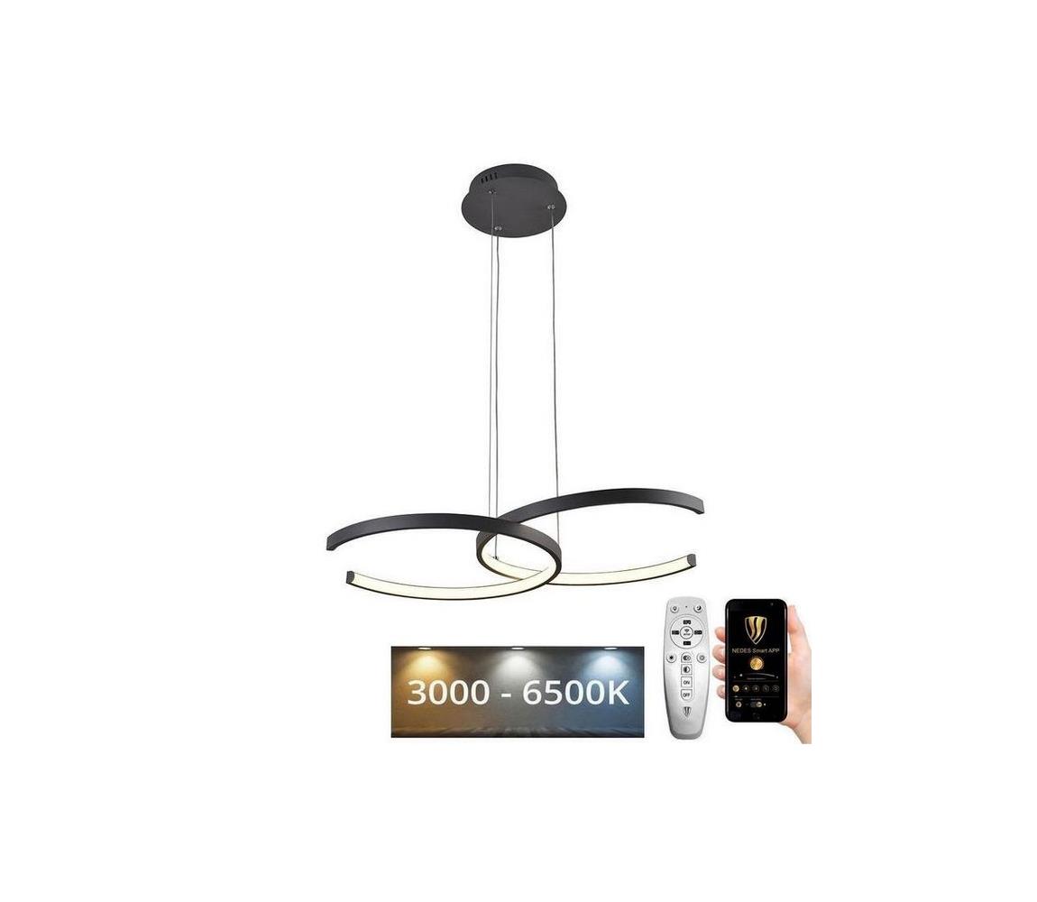 LED Ściemnialny zyrandol na lince LED/50W/230V 3000-6500K + pilot