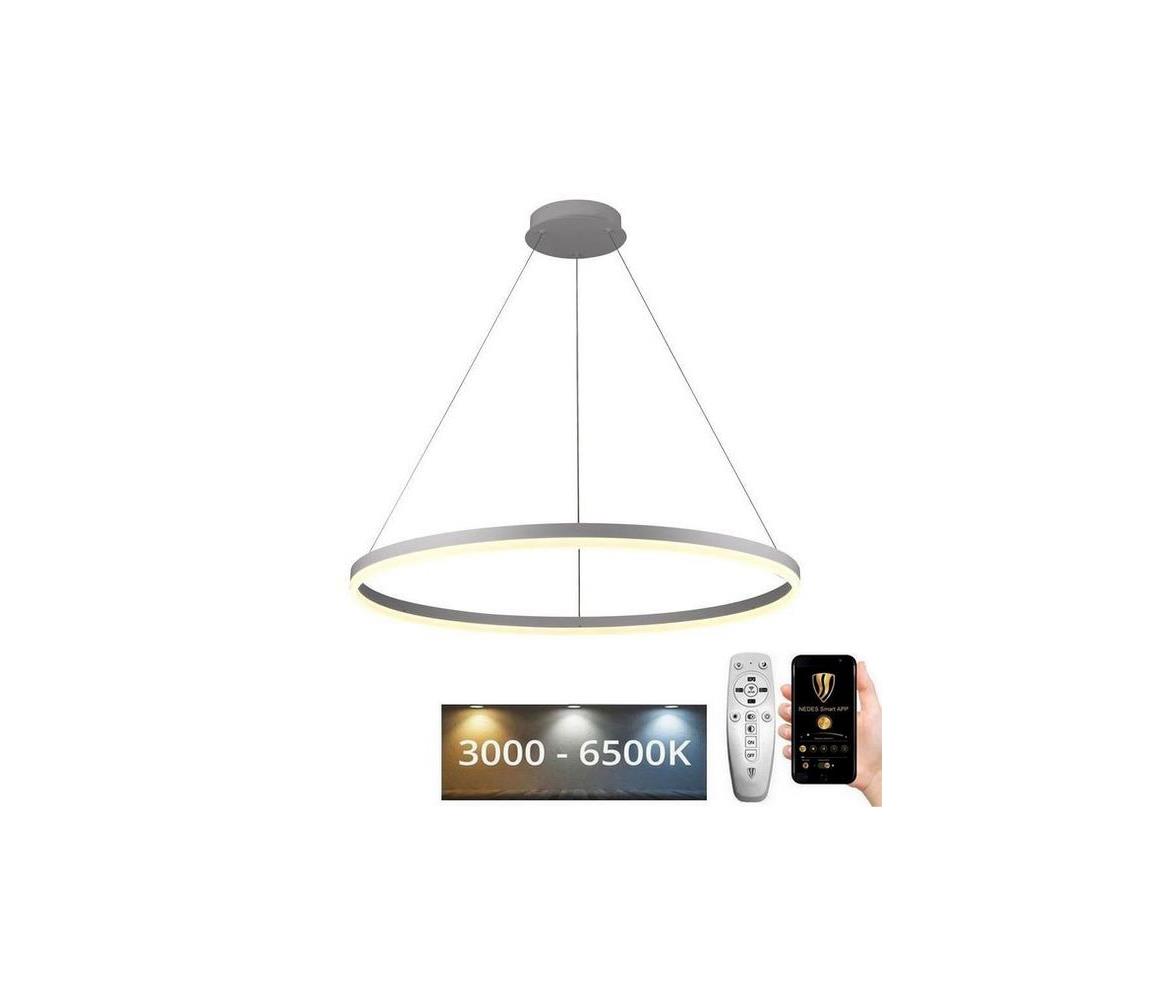 LED Ściemnialny zyrandol na lince LED/55W/230V 3000-6500K + pilot
