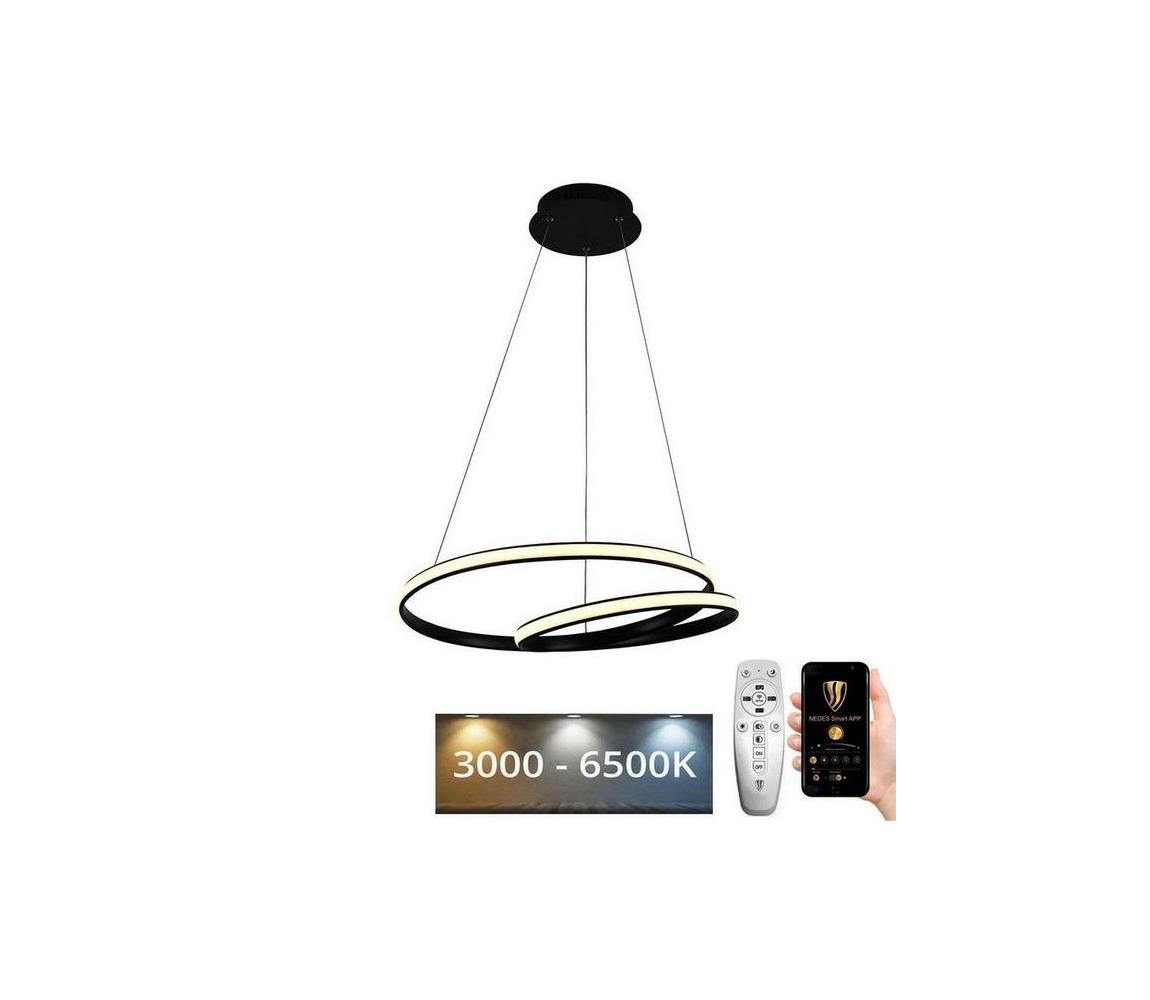 LED Ściemnialny żyrandol na lince LED/65W/230V 3000-6500K + pilot