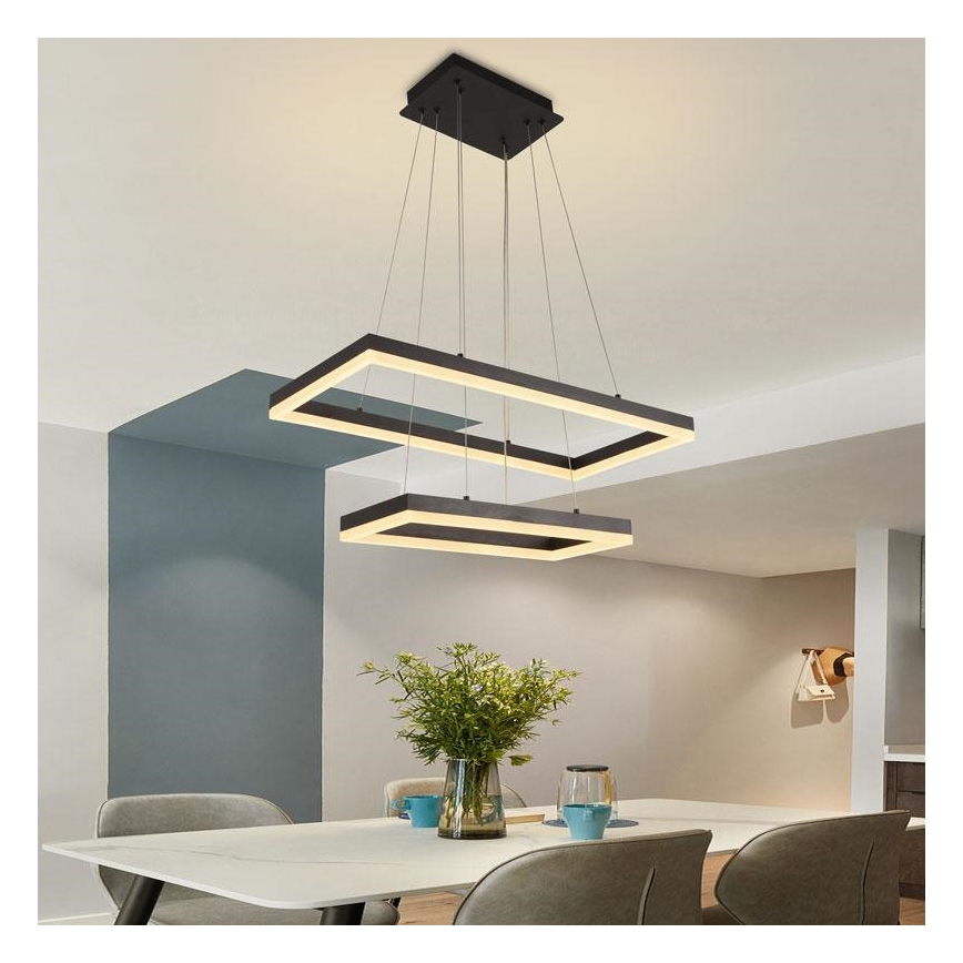 LED Ściemnialny żyrandol na lince LED/65W/230V 3000-6500K + pilot