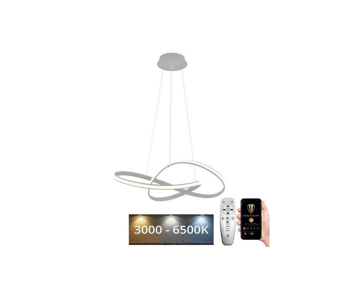 LED Ściemnialny zyrandol na lince LED/70W/230V 3000-6500K + pilot