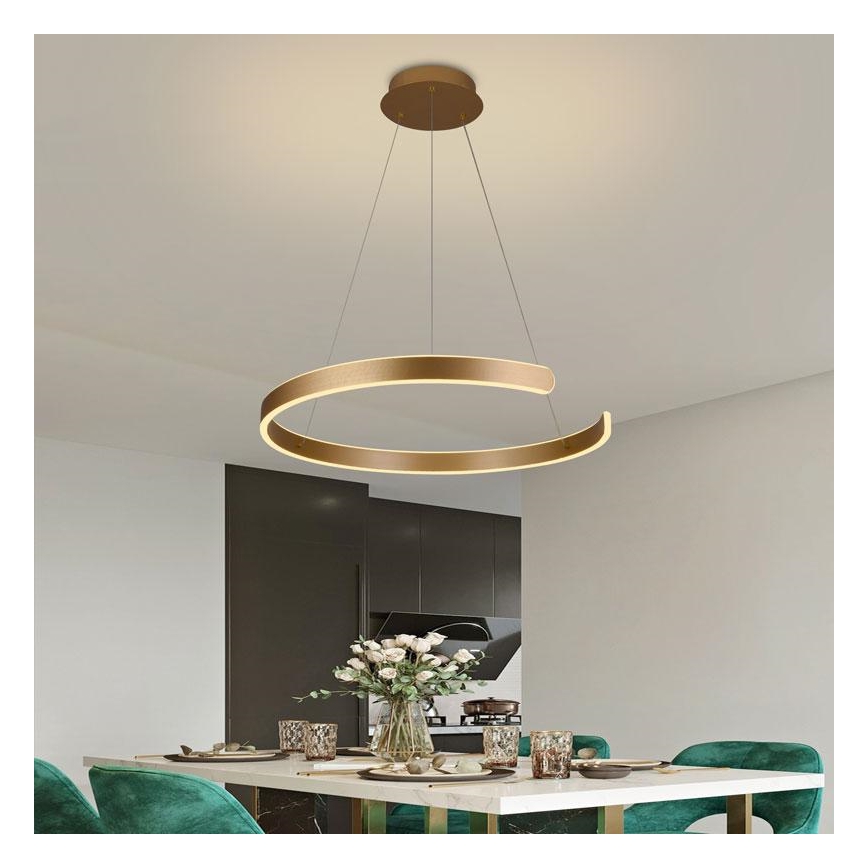 LED Ściemnialny żyrandol na lince LED/70W/230V 3000-6500K + pilot