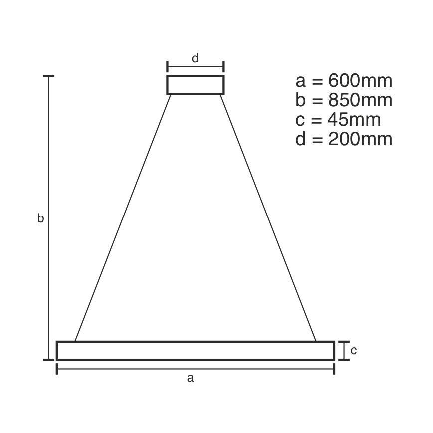 LED Ściemnialny żyrandol na lince LED/70W/230V 3000-6500K + pilot