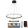 LED Ściemnialny żyrandol na lince LED/75W/230V 3000-6500K + pilot