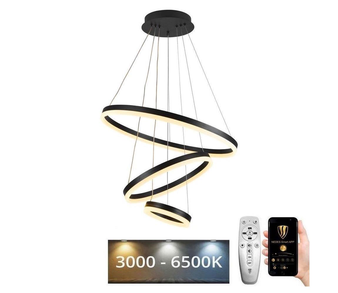 LED Sciemnialny żyrandol na lince LED/85W/230V 3000-6500K + pilot