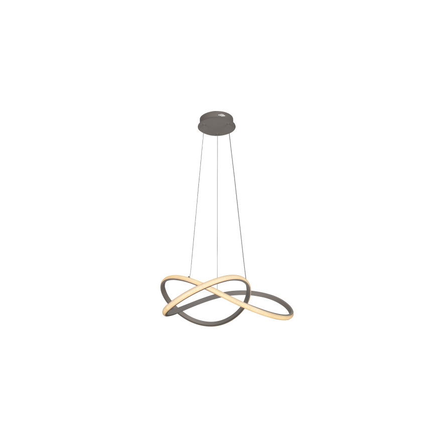 LED ściemnialny żyrandol na linkach LED/85W/230V 3000–6500K śr. 60 cm + pilot zdalnego sterowania