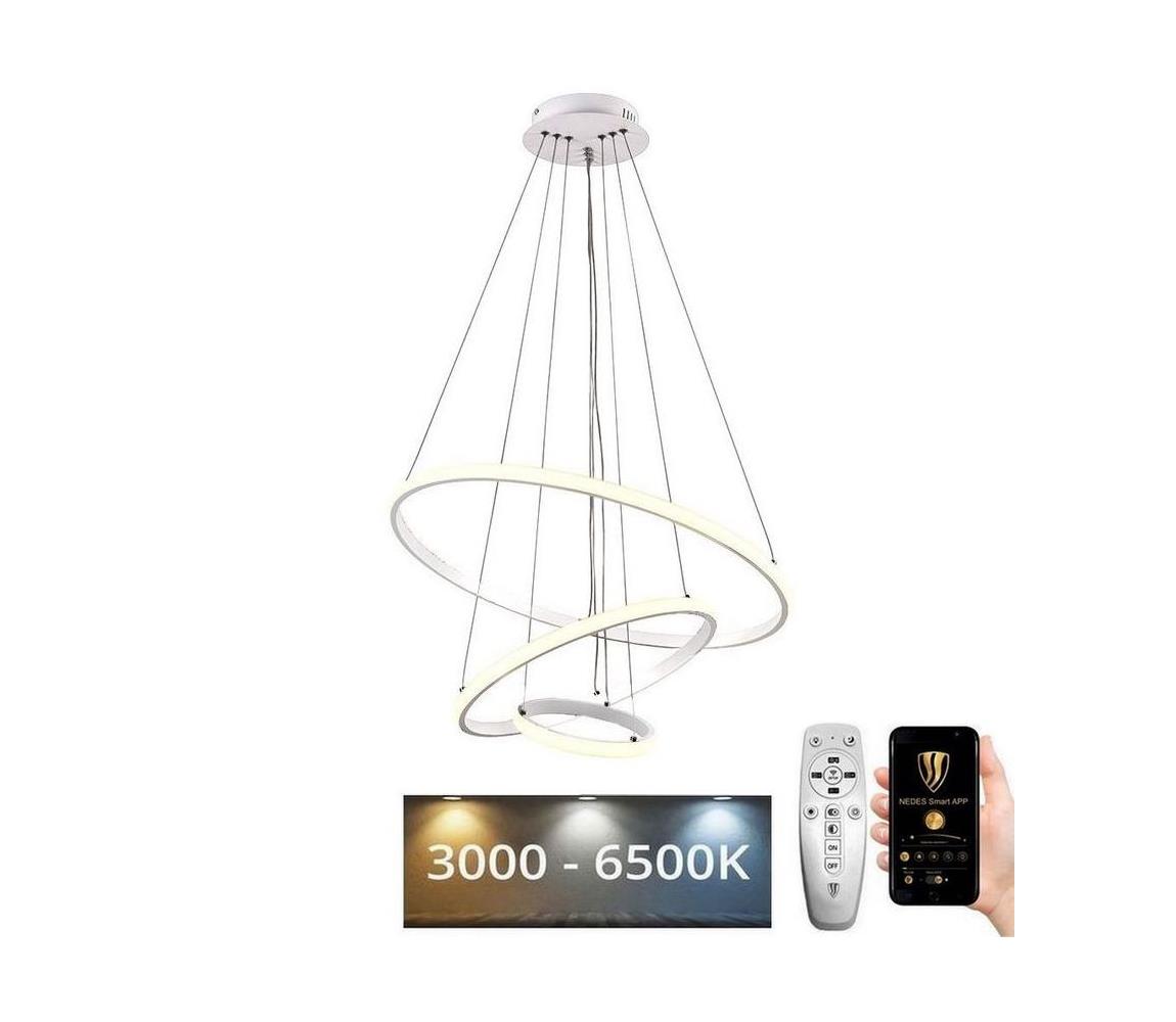 LED Ściemnialny żyrandol na lince LED/90W/230V 3000-6500K + pilot