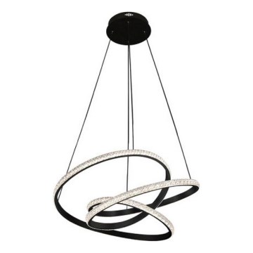 LED ściemnialny żyrandol na lince LED/90W/230V 3000-6500K śr. 47 cm + pilot zdalnego sterowania