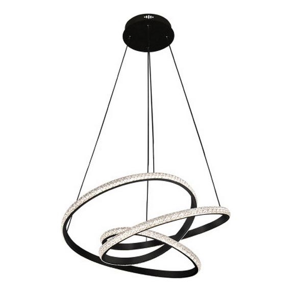 LED ściemnialny żyrandol na lince LED/90W/230V 3000-6500K śr. 47 cm + pilot zdalnego sterowania