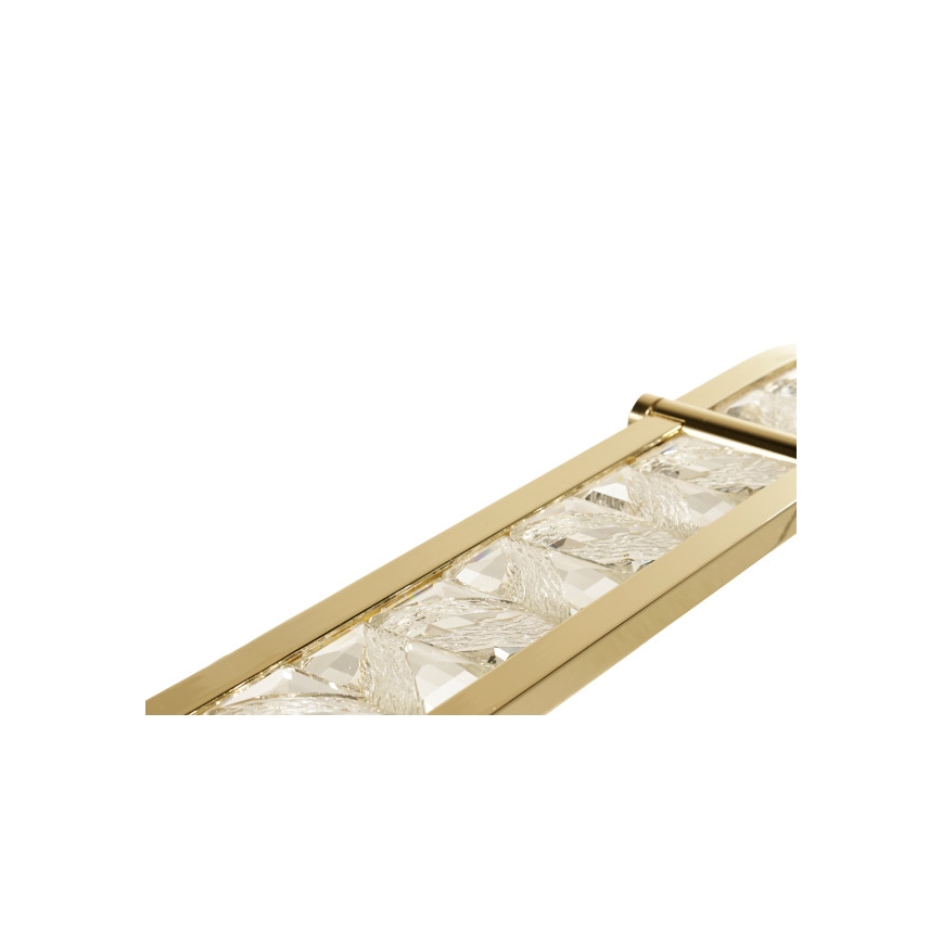 Ściemnialny kryształowy żyrandol na lince ENRIQUE LED/20W//230V 3000-6000K + zdalne sterowanie