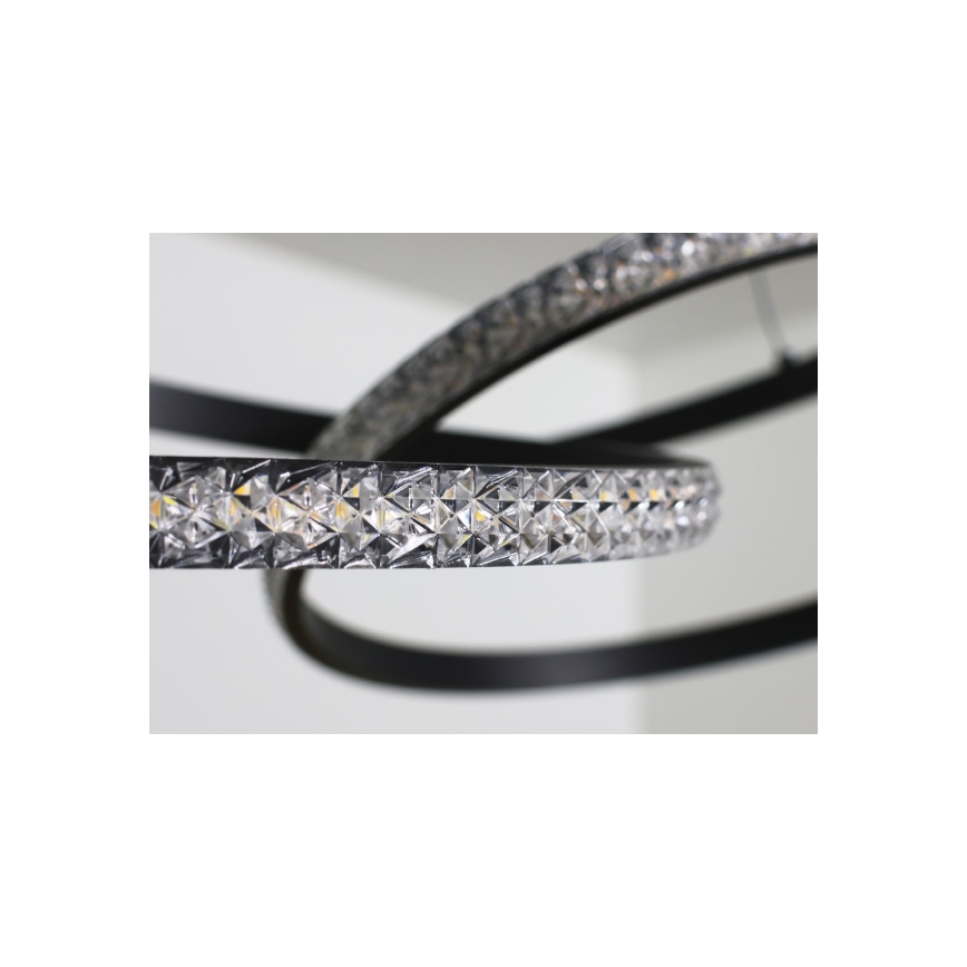 LED ściemnialny żyrandol na lince LED/90W/230V 3000-6500K śr. 47 cm + pilot zdalnego sterowania