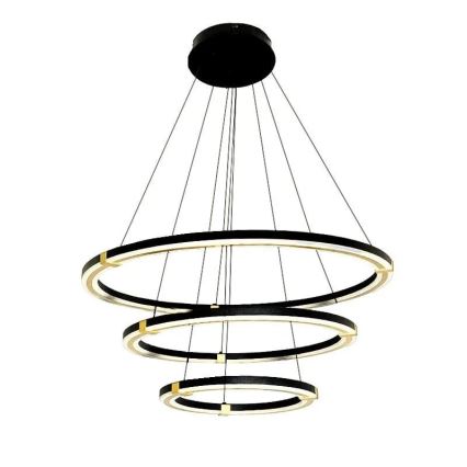 Lampa sufitowa LED ściemnialna na linkach LED/235W/230V 3000-6500K śr. 80 cm + pilot do zdalnego sterowania