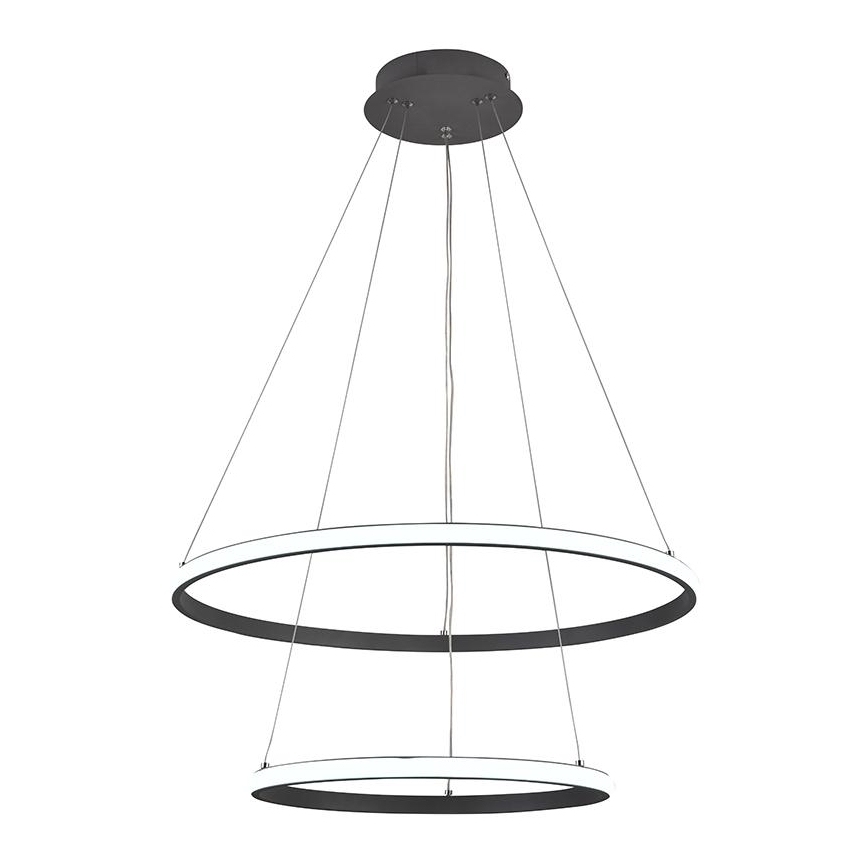 Lampa sufitowa LED ściemnialna na linkach LED/75W/230V 3000-6500K śr. 60 cm + pilot do zdalnego sterowania