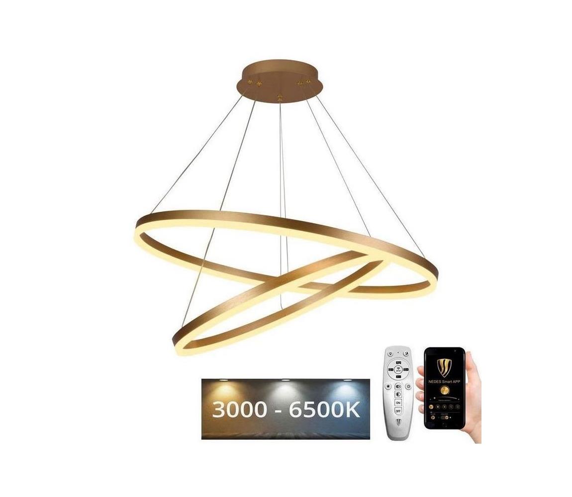 LED Ściemnialny żyrandol na linve LED/100W/230V 3000-6500K + pilot