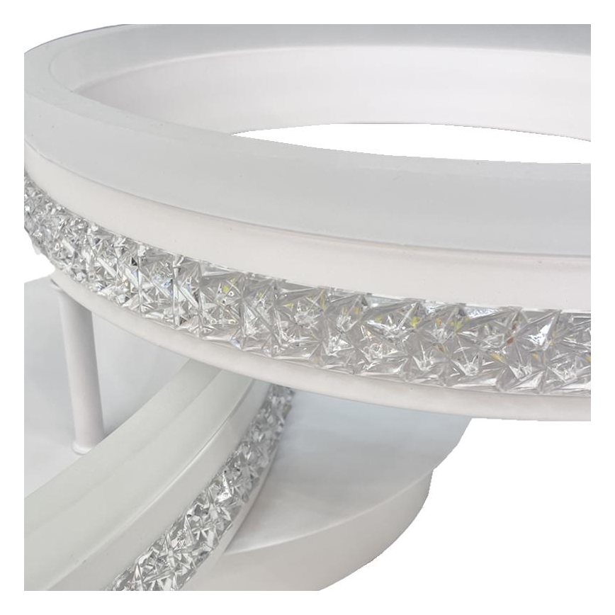 LED Ściemnialny żyrandol natynkowy LED/110W/230V 3000-6500K + pilot zdalnego sterowania
