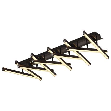 LED Ściemnialny żyrandol natynkowy LED/125W/230V 3000-6500K + pilot zdalnego sterowania