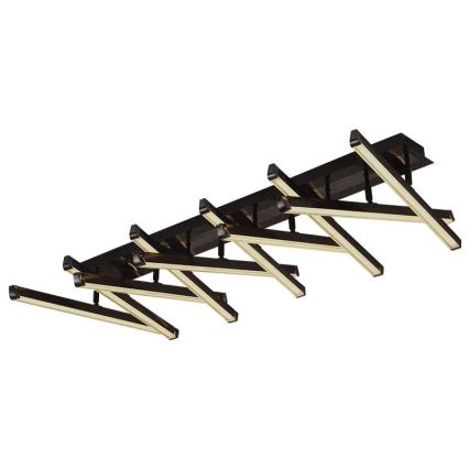 LED Ściemnialny żyrandol natynkowy LED/125W/230V 3000-6500K + pilot zdalnego sterowania