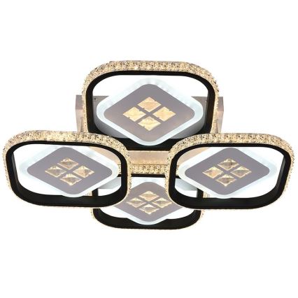 LED Ściemnialny żyrandol natynkowy LED/130W/230V 3000-6500K + pilot