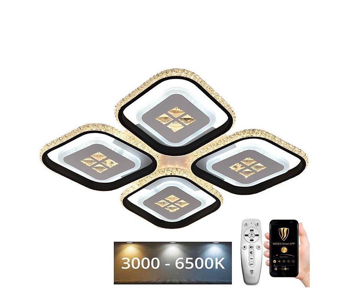 LED Ściemnialny żyrandol natynkowy LED/130W/230V 3000-6500K + pilot