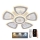 LED Ściemnialny żyrandol natynkowy LED/145W/230V 3000-6500K + pilot zdalnego sterowania