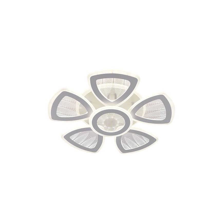 LED Ściemnialny żyrandol natynkowy LED/145W/230V 3000-6500K + pilot zdalnego sterowania