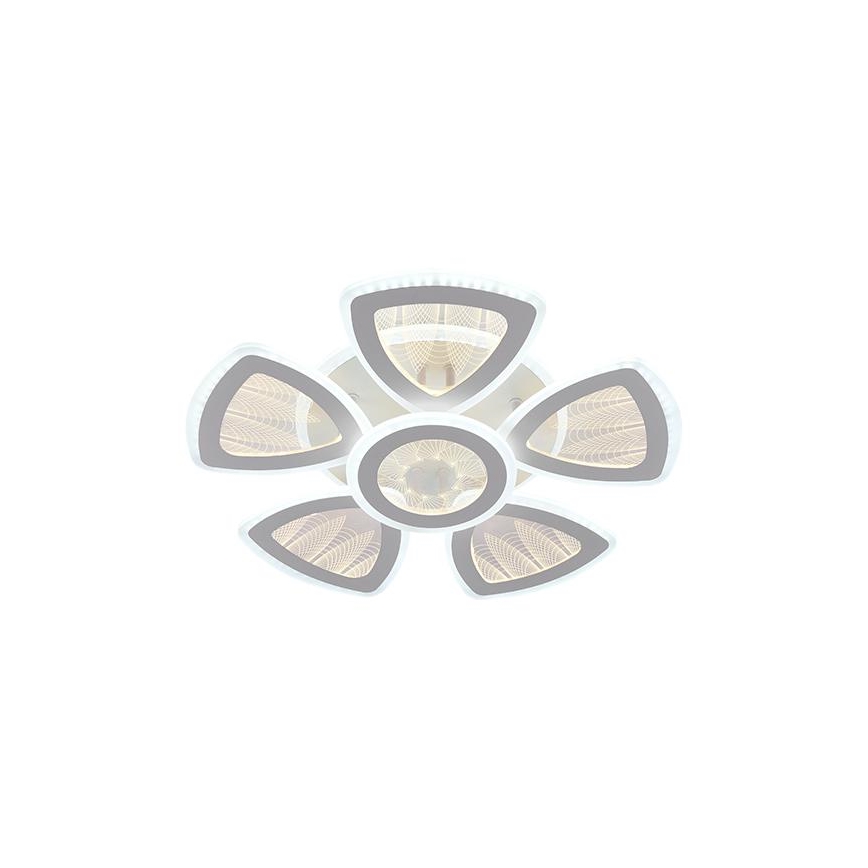 LED Ściemnialny żyrandol natynkowy LED/145W/230V 3000-6500K + pilot zdalnego sterowania