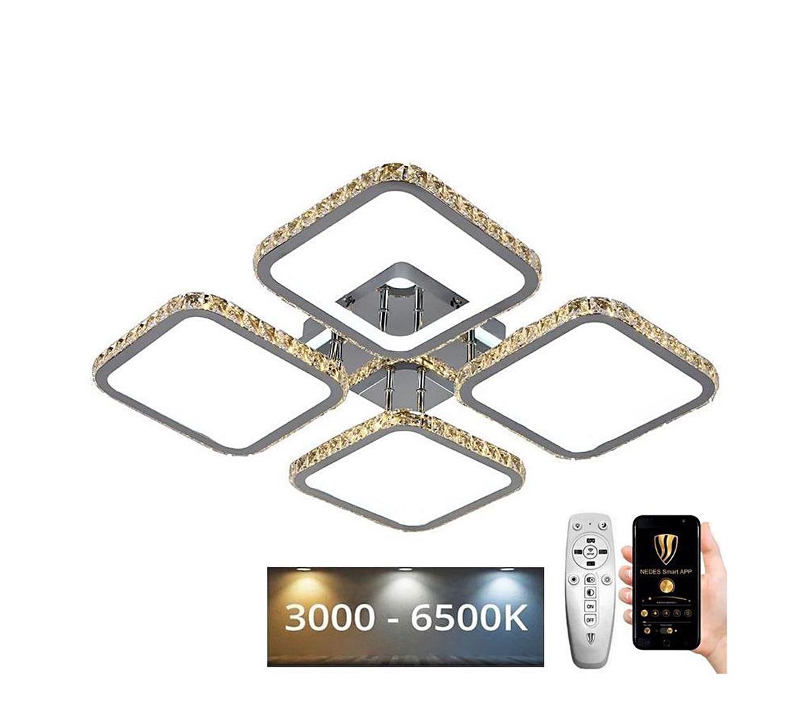 LED Ściemnialny żyrandol natynkowy LED/160W/230V 3000-6500K + pilot