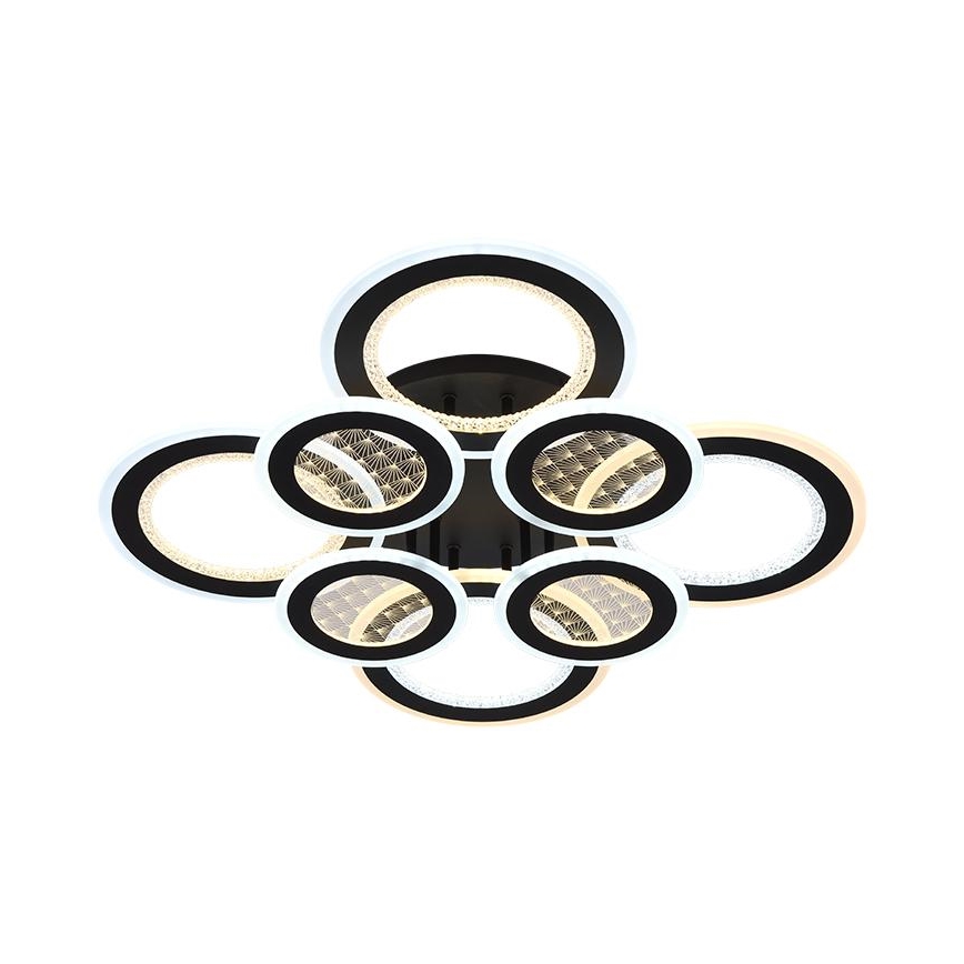 LED Ściemnialny żyrandol natynkowy LED/200W/230V 3000-6500K + pilot zdalnego sterowania
