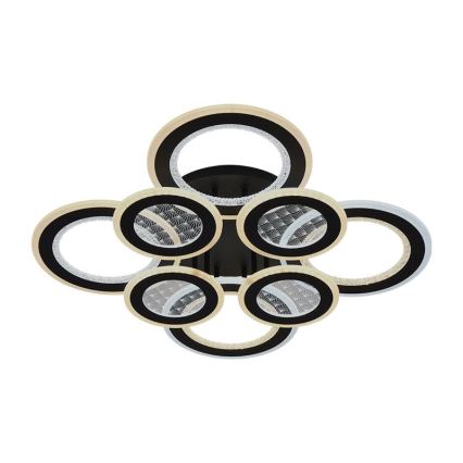 LED Ściemnialny żyrandol natynkowy LED/200W/230V 3000-6500K + pilot zdalnego sterowania