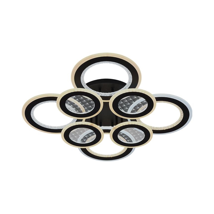 LED Ściemnialny żyrandol natynkowy LED/200W/230V 3000-6500K + pilot zdalnego sterowania