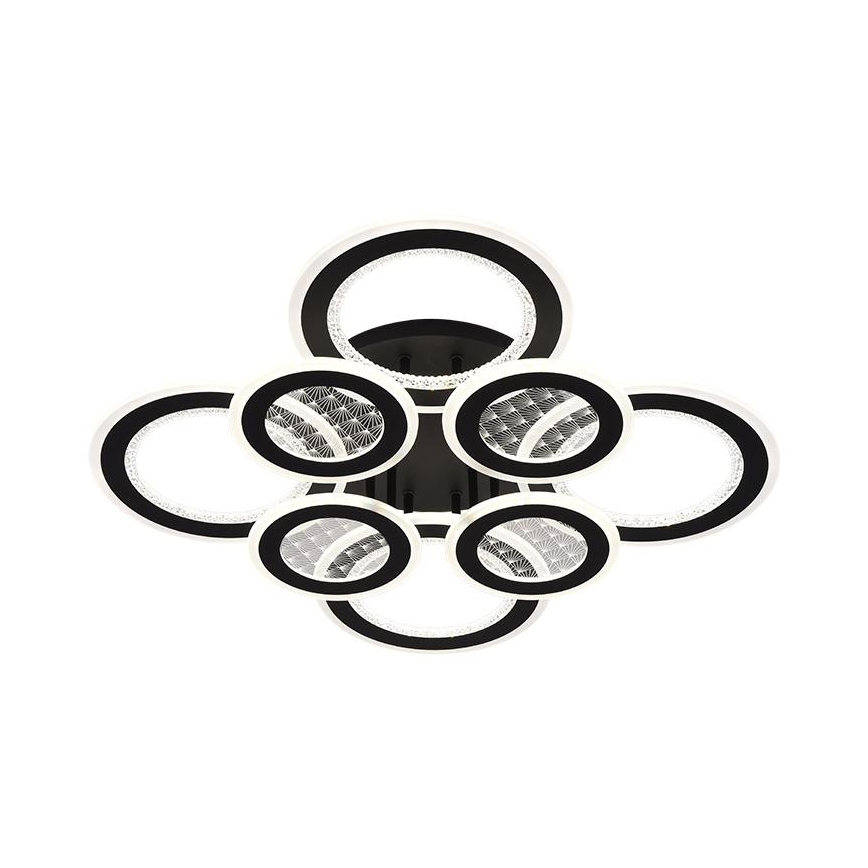 LED Ściemnialny żyrandol natynkowy LED/200W/230V 3000-6500K + pilot zdalnego sterowania