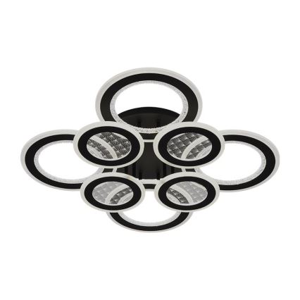 LED Ściemnialny żyrandol natynkowy LED/200W/230V 3000-6500K + pilot zdalnego sterowania