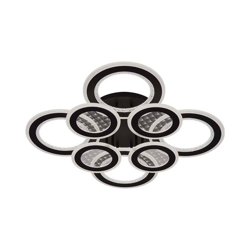 LED Ściemnialny żyrandol natynkowy LED/200W/230V 3000-6500K + pilot zdalnego sterowania