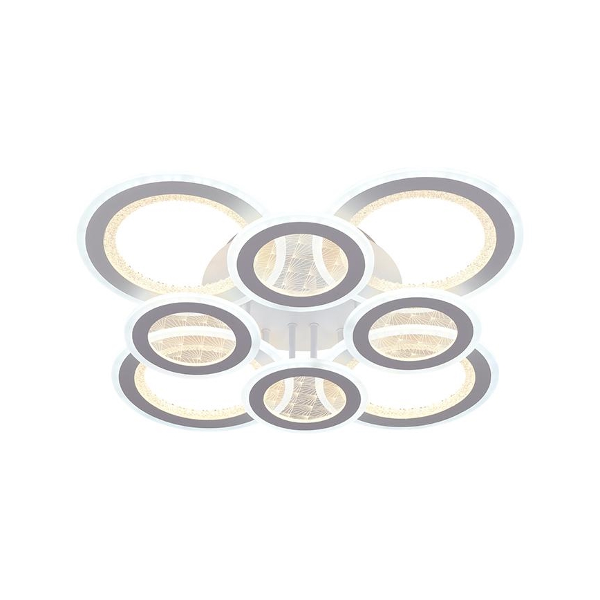LED Ściemnialny żyrandol natynkowy LED/200W/230V 3000-6500K + pilot zdalnego sterowania