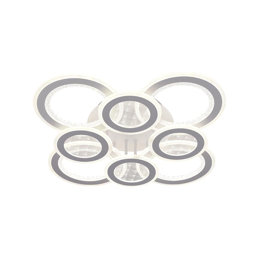 LED Ściemnialny żyrandol natynkowy LED/200W/230V 3000-6500K + pilot zdalnego sterowania