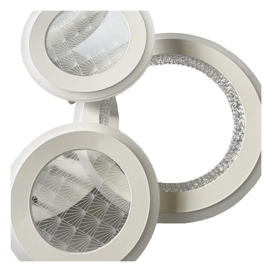 LED Ściemnialny żyrandol natynkowy LED/200W/230V 3000-6500K + pilot zdalnego sterowania