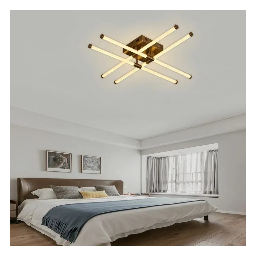 LED Ściemnialny żyrandol natynkowy LED/30W/230V 3000-6500K + pilot zdalnego sterowania