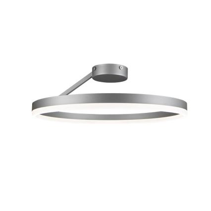 LED Ściemnialny żyrandol natynkowy LED/40W/230V 3000-6500K matowy chrom + zdalne sterowanie