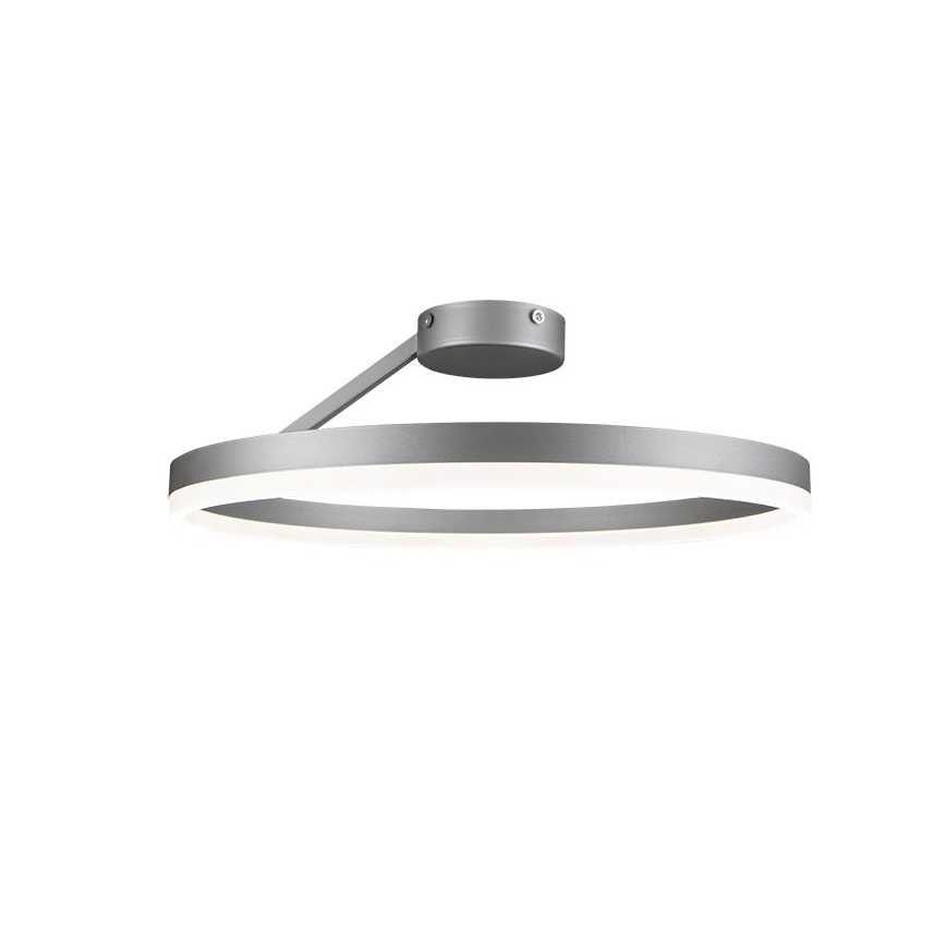 LED Ściemnialny żyrandol natynkowy LED/40W/230V 3000-6500K matowy chrom + zdalne sterowanie