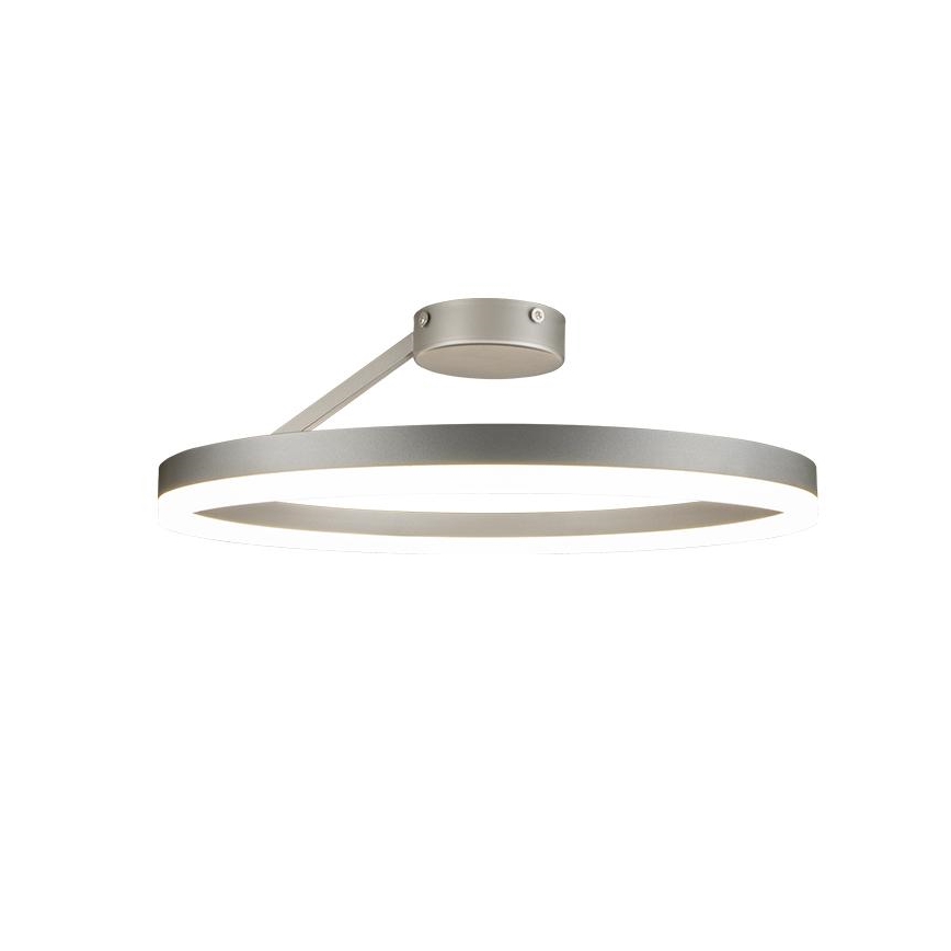 LED Ściemnialny żyrandol natynkowy LED/40W/230V 3000-6500K matowy chrom + zdalne sterowanie
