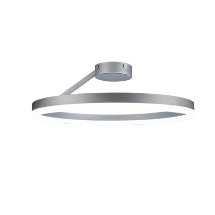LED Ściemnialny żyrandol natynkowy LED/40W/230V 3000-6500K matowy chrom + zdalne sterowanie