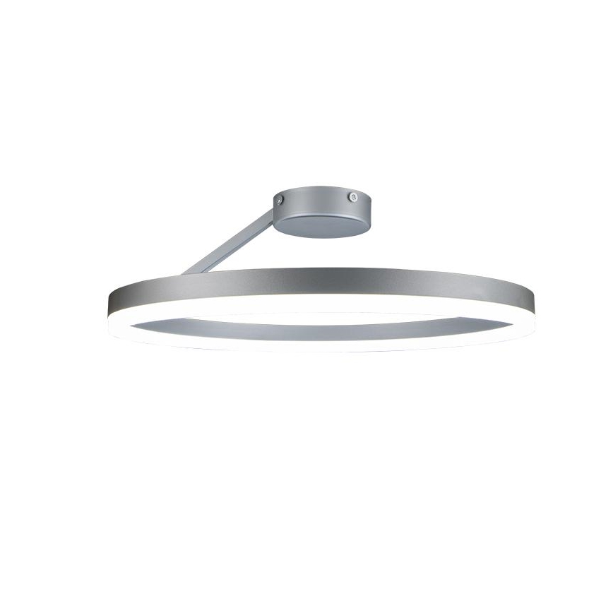 LED Ściemnialny żyrandol natynkowy LED/40W/230V 3000-6500K matowy chrom + zdalne sterowanie