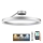 LED Ściemnialny żyrandol natynkowy LED/40W/230V 3000-6500K matowy chrom + zdalne sterowanie