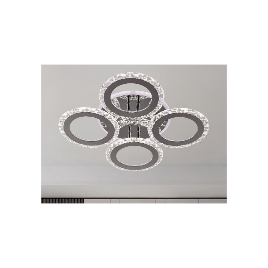 LED Ściemnialny żyrandol natynkowy LED/55W/230V 3000-6500K + pilot zdalnego sterowania