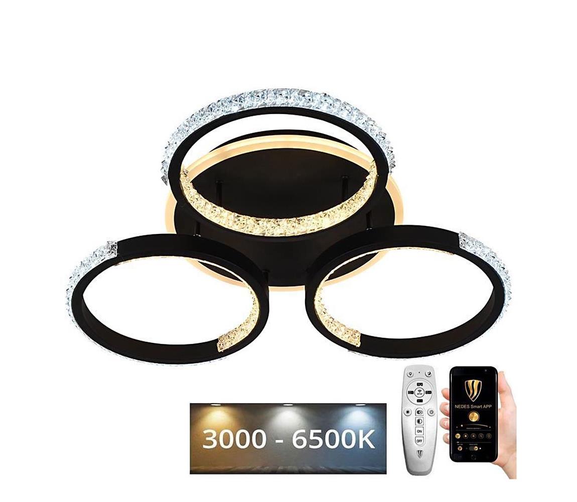 LED Ściemnialny zyrandol natynkowy LED/60W/230V 3000-6500K + pilot