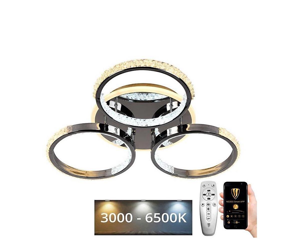 LED Ściemnialny żyrandol natynkowy LED/60W/230V 3000-6500K + pilot zdalnego sterowania