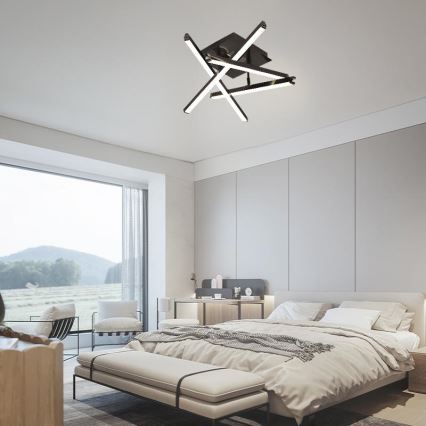 LED Ściemnialny żyrandol natynkowy LED/60W/230V 3000-6500K + pilot zdalnego sterowania